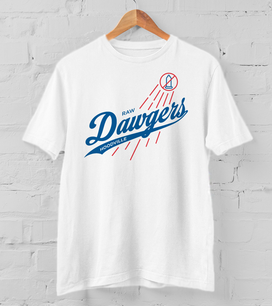 Raw Dawgers Hoodville No Bottles Sign T-Shirt