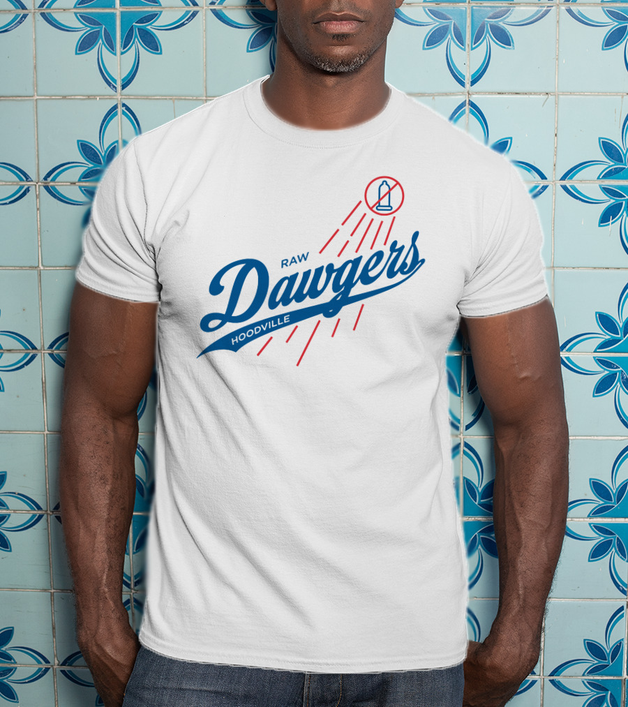 Raw Dawgers Hoodville No Bottles Sign T-Shirt