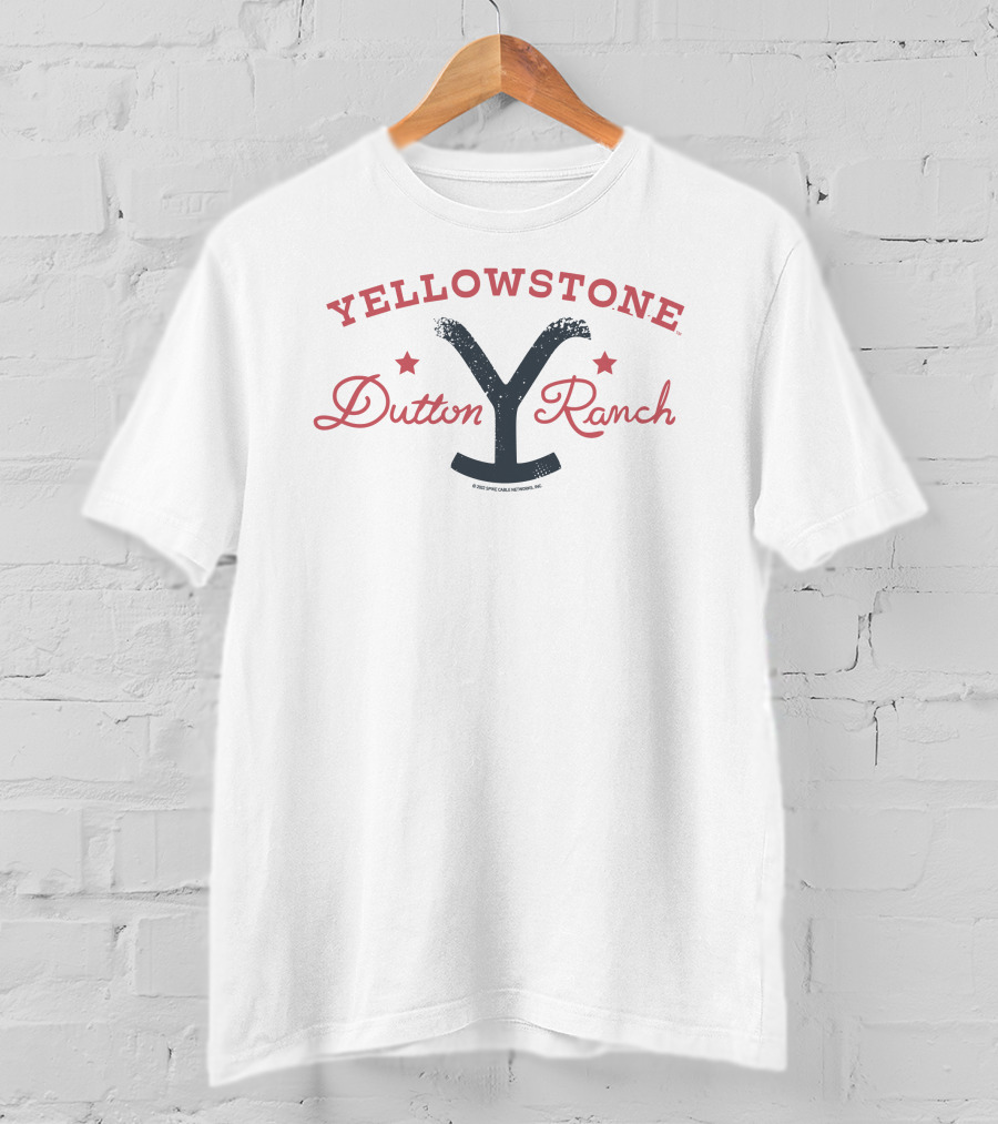 Yellowstone Dutton Ranch Star Logo Fleece T-Shirt