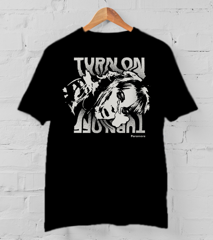 Paramore Turn On Turn Off Distressed Crying T-Shirt