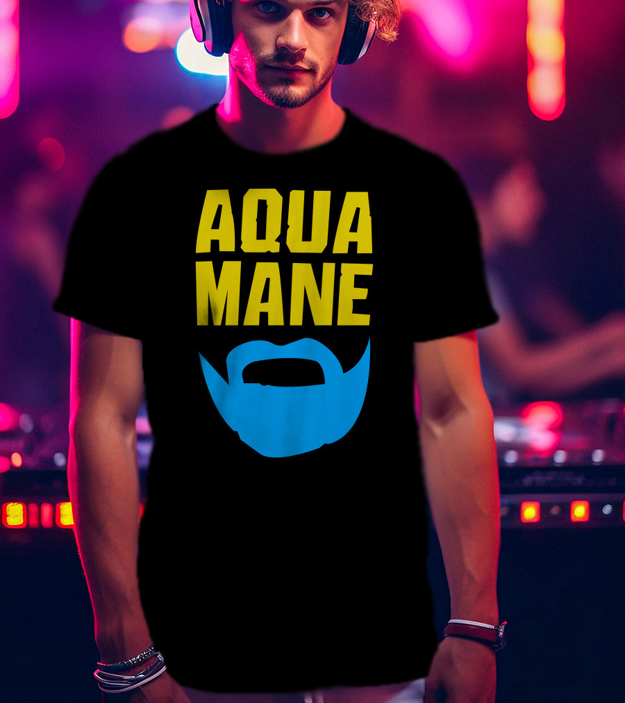 Memphis Grizzlies Aqua Mane Beard T-Shirt