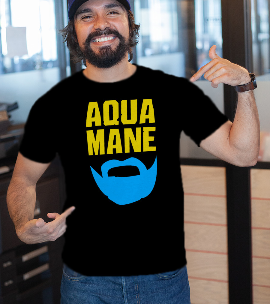 Memphis Grizzlies Aqua Mane Beard T-Shirt