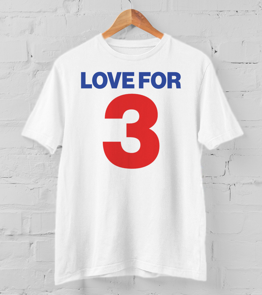 Sabres Love For 3 T-Shirt