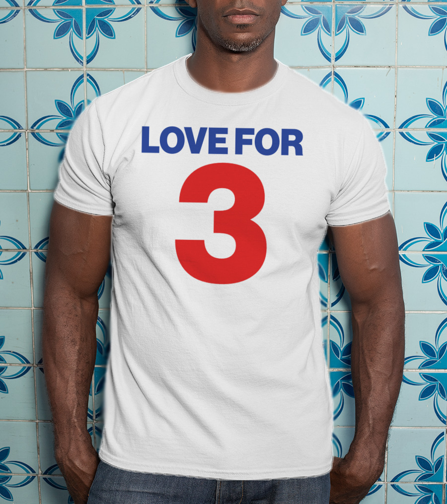 Sabres Love For 3 T-Shirt