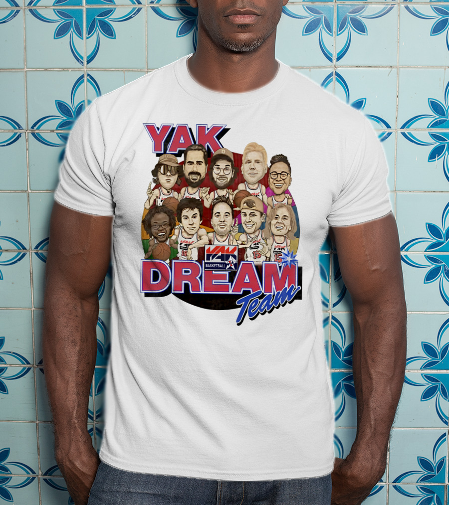 Yak Dream Team Basketball Van Fan T-Shirt