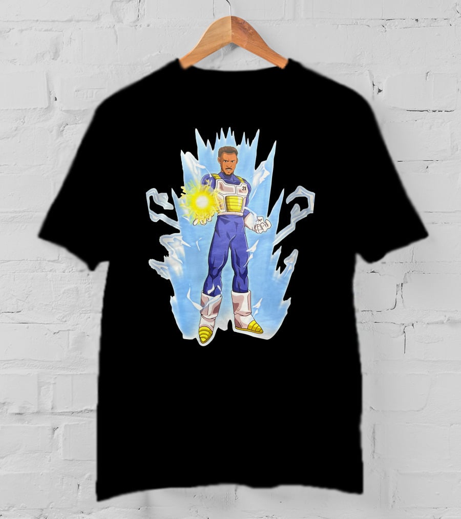 Daniel Gafford Dragon Ball Z Saiyan Warrior Energy Burst T-Shirt