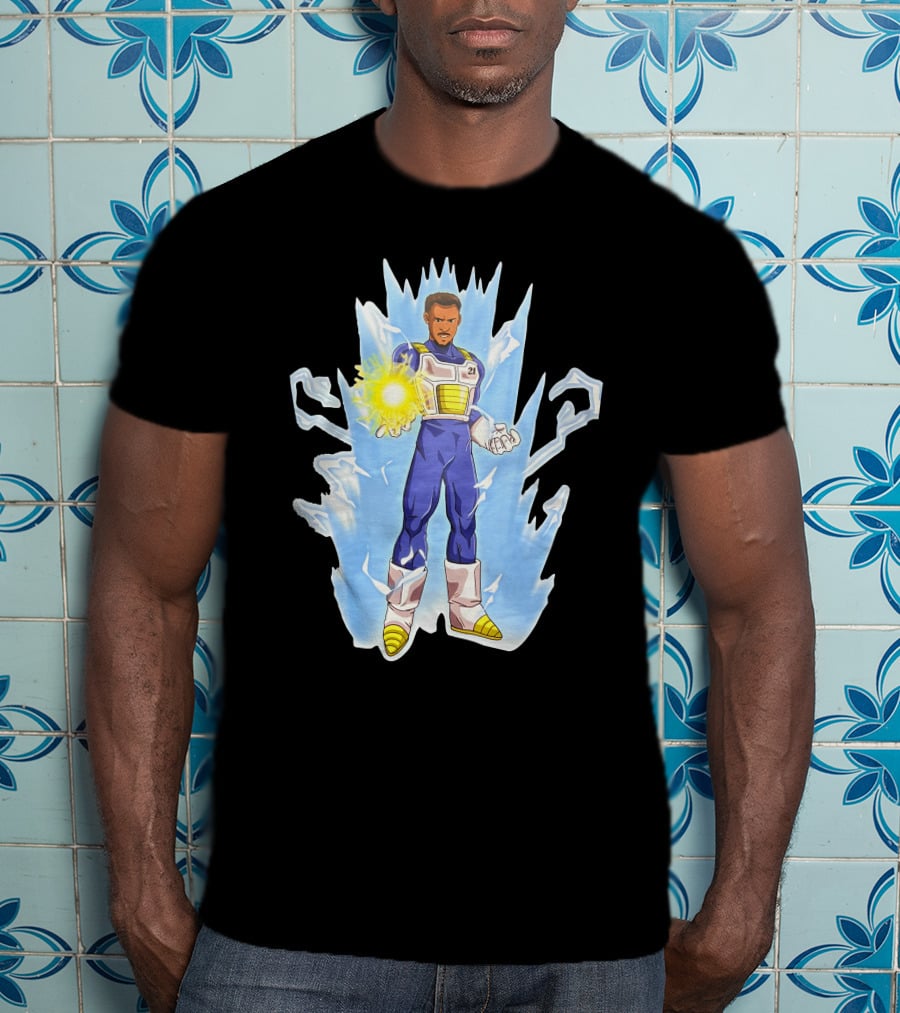 Daniel Gafford Dragon Ball Z Saiyan Warrior Energy Burst T-Shirt