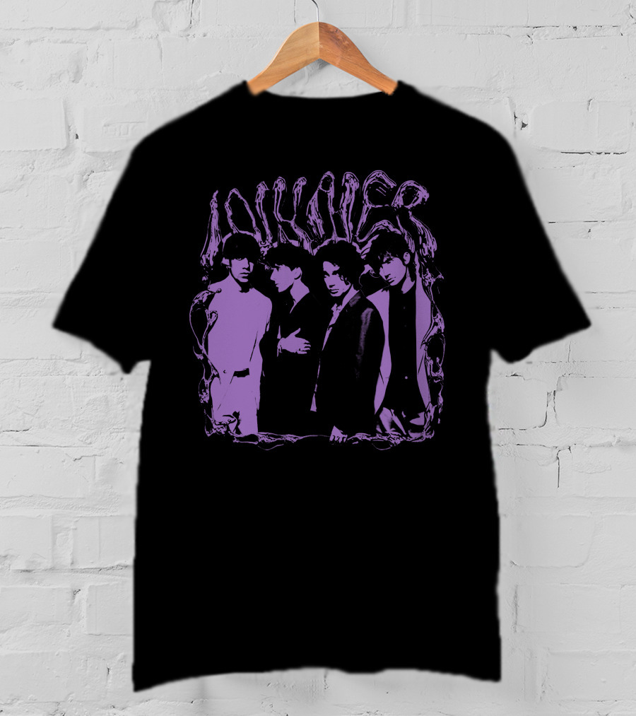 Inhaler Band Purple Photo T-Shirt