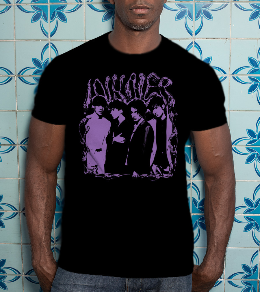 Inhaler Band Purple Photo T-Shirt