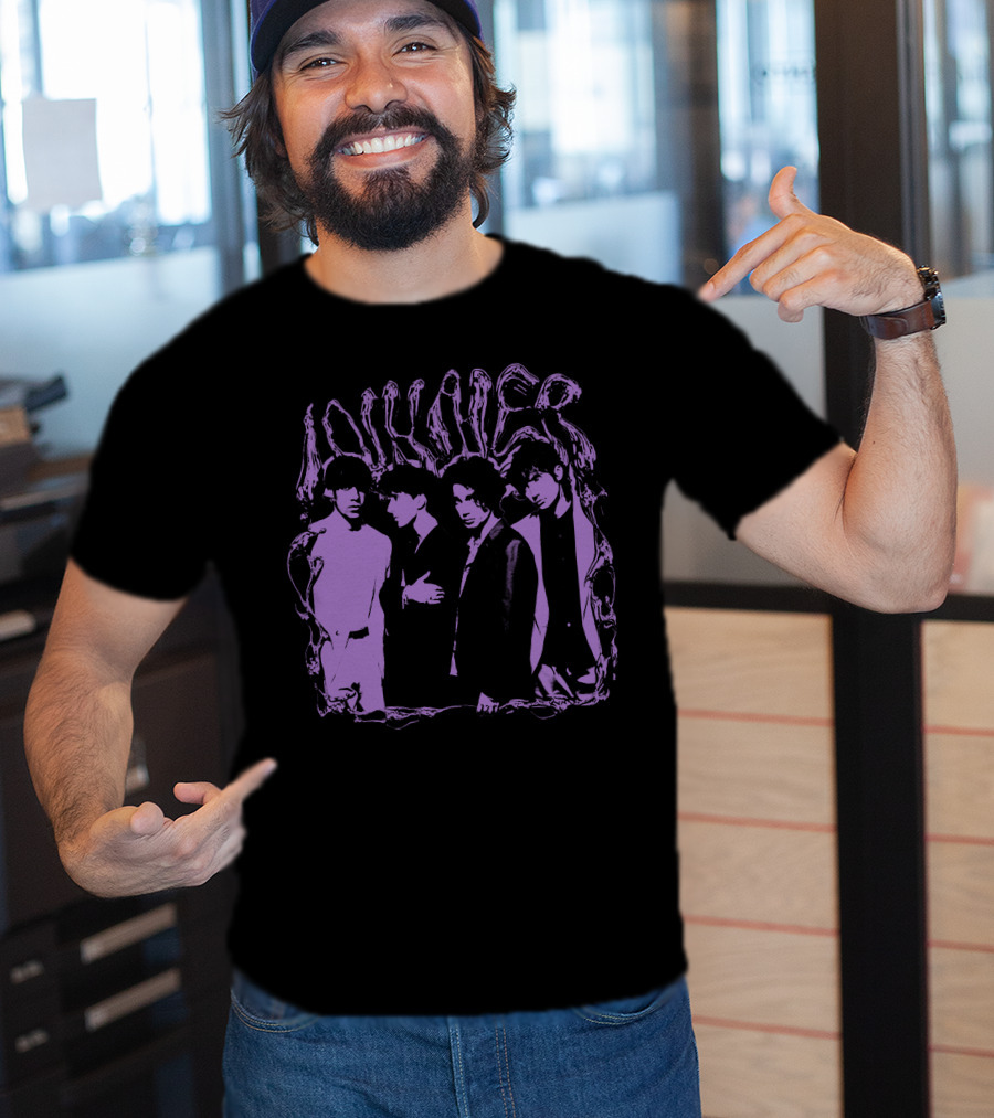 Inhaler Band Purple Photo T-Shirt
