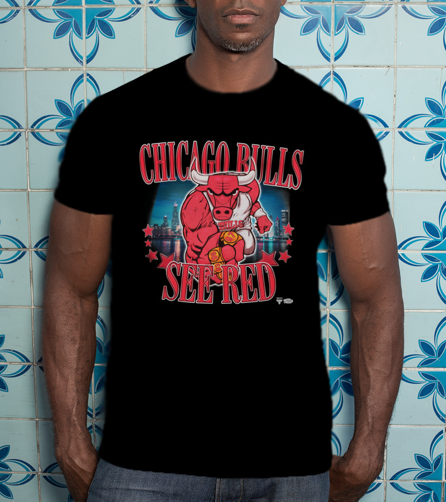 Vintage Chicago Bulls See Red 2Xtremebounce Javonte Green T-Shirt