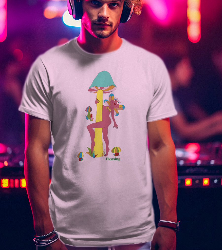 Pleasing Shroom Bloom Fairy With Mushrooms T-Shirt
