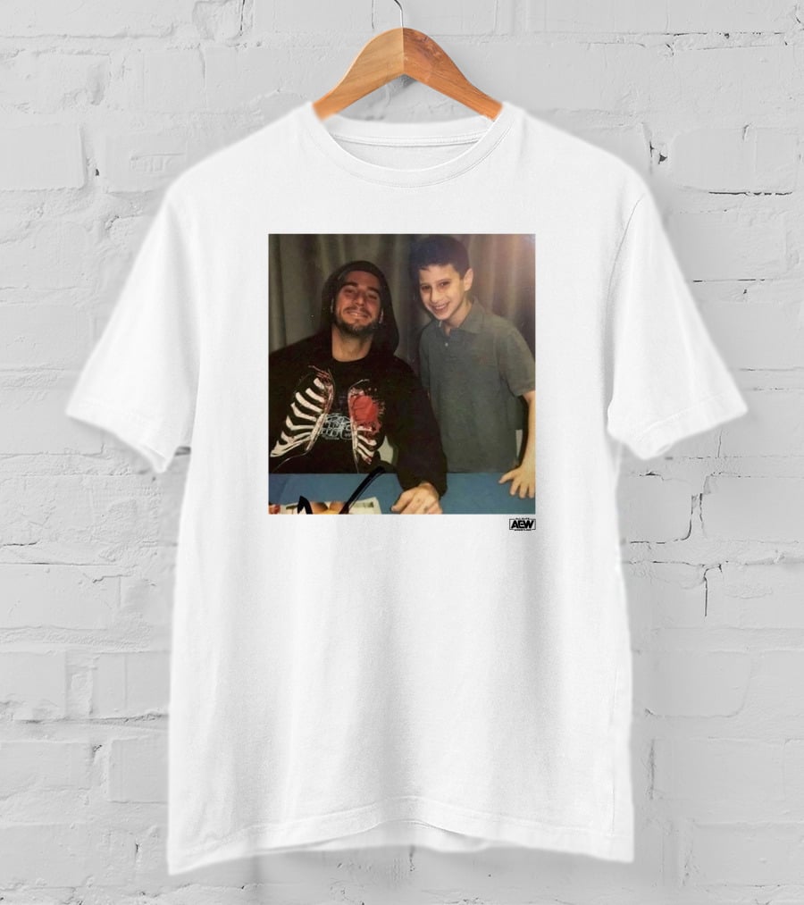 Aew All Elite Wrestling Merch Mjf Meet And Greet Autograph Event With Aew T-Shirt