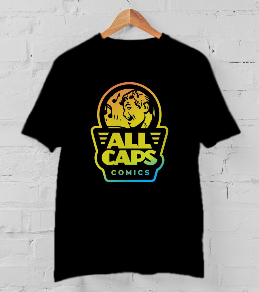Mandy Summers All Caps Comics Logo Vintage Style Retro T-Shirt