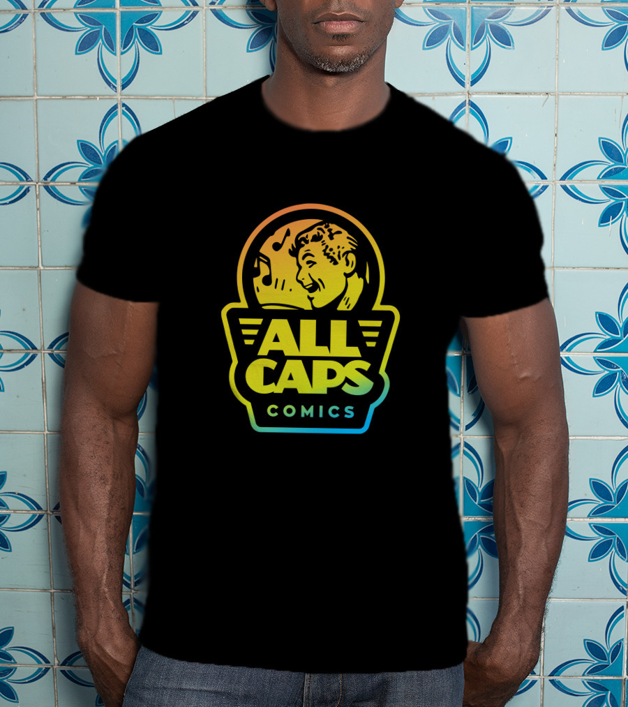 Mandy Summers All Caps Comics Logo Vintage Style Retro T-Shirt