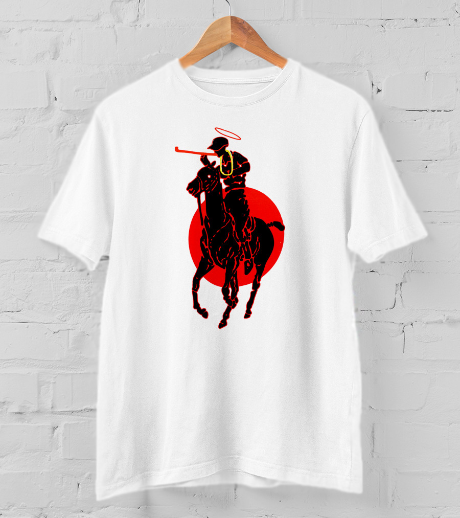 Soto Asa Merch Polo Player Halo Red Circle T-Shirt
