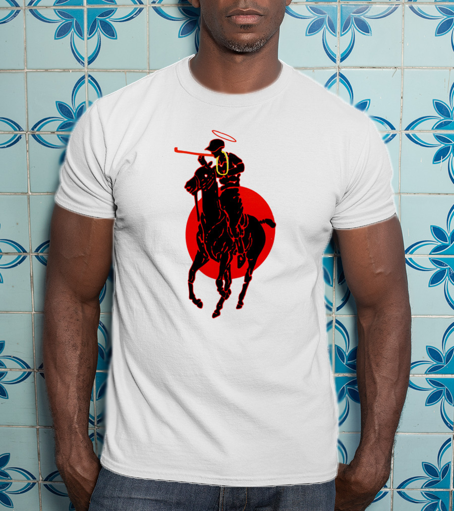 Soto Asa Merch Polo Player Halo Red Circle T-Shirt