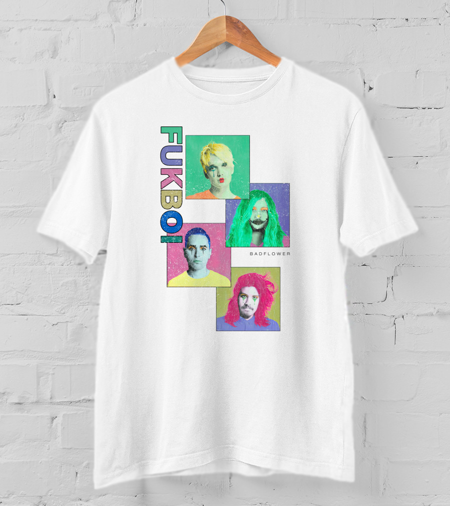 Badflower Fukboi Colorful Portraits T-Shirt