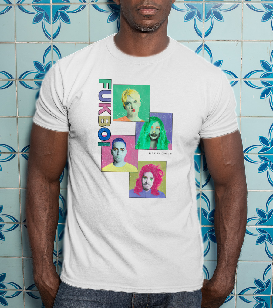 Badflower Fukboi Colorful Portraits T-Shirt