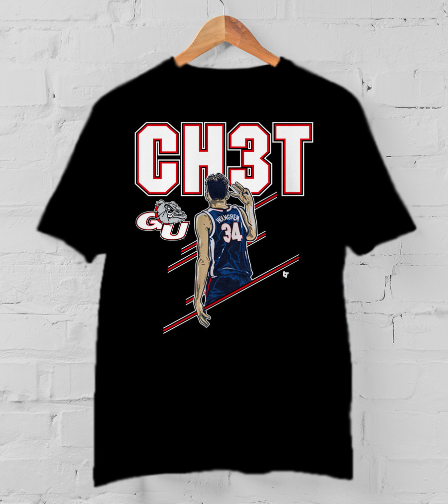 CH3T Gonzaga Holmgren 34 GU Bulldogs T-Shirt