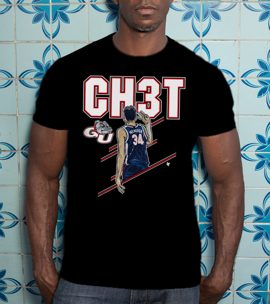 CH3T Gonzaga Holmgren 34 GU Bulldogs T-Shirt