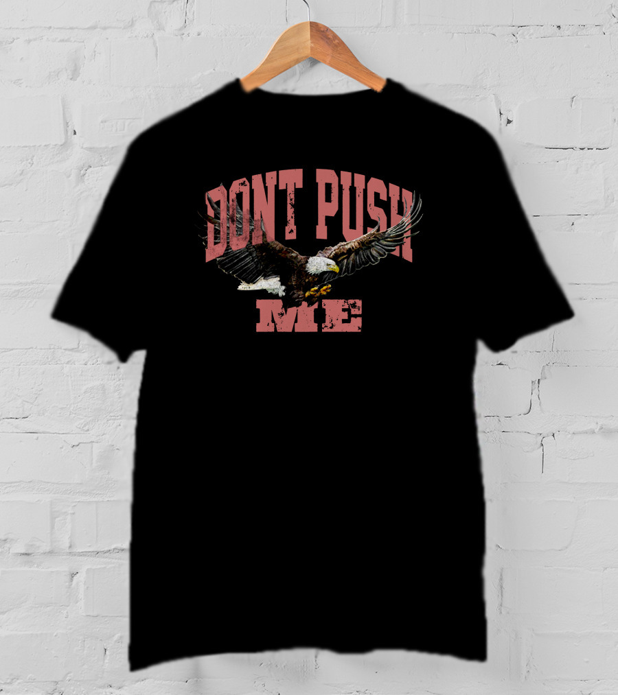 DONT PUSH ME Chris D'Elia Merch Eagle T-Shirt