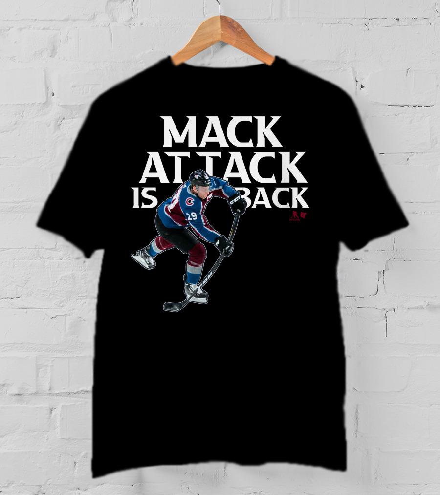 Mack Attack Is Back Nathan MacKinnon Hockey 29 T-Shirt