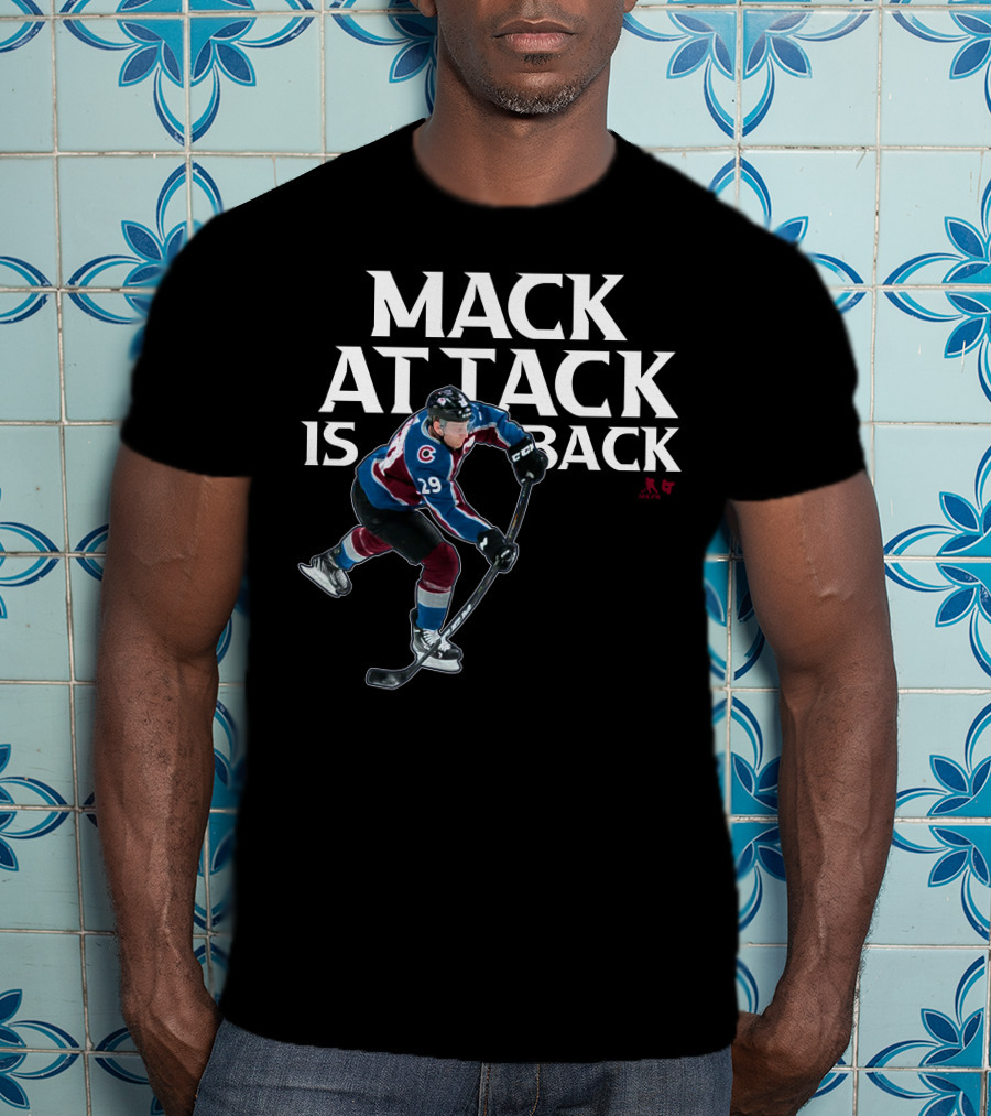 Mack Attack Is Back Nathan MacKinnon Hockey 29 T-Shirt