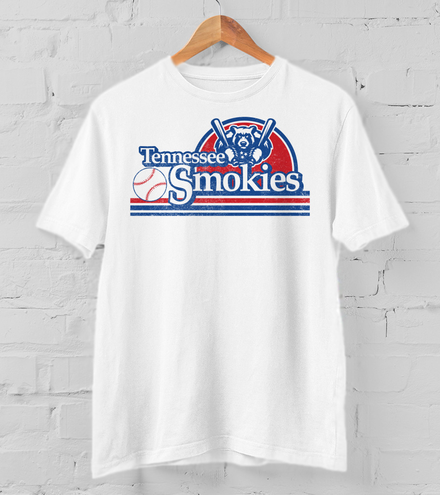 Tennessee Smokies Bear Baseball Retro T-Shirt