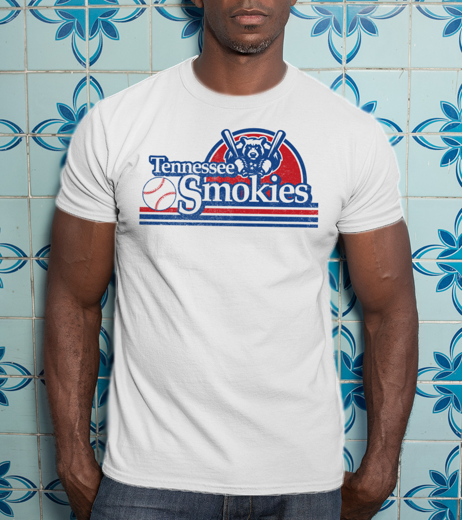 Tennessee Smokies Bear Baseball Retro T-Shirt