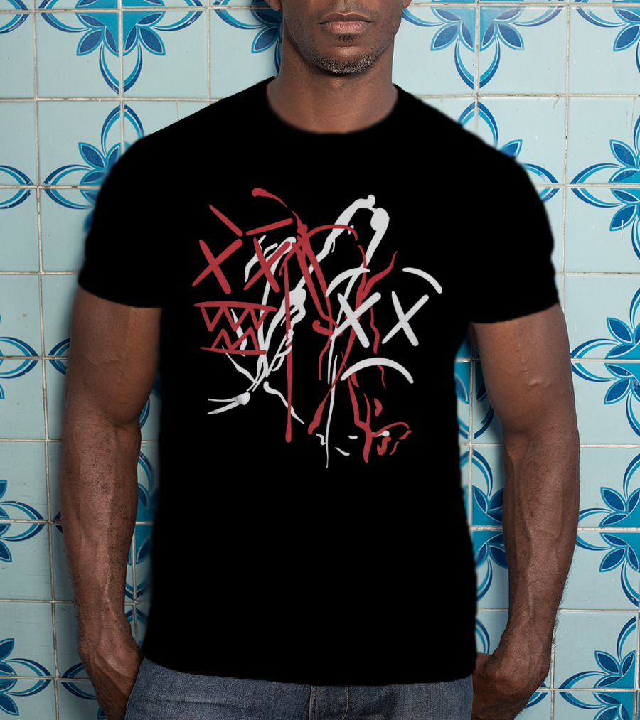 DC The Don Merch Abstract Scribble Faces T-Shirt