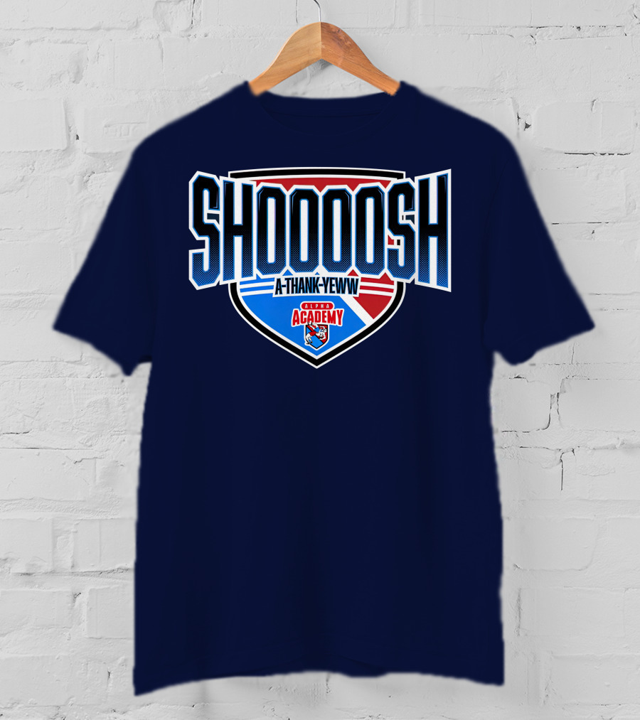 Alpha Academy Shoooosh A Thank Yeww Shield T-Shirt