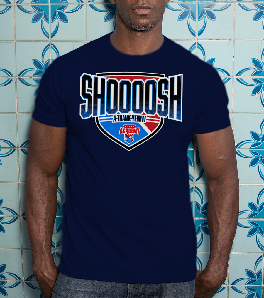 Alpha Academy Shoooosh A Thank Yeww Shield T-Shirt