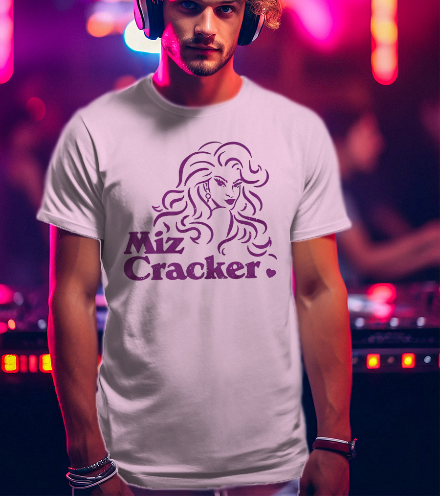 Miz Cracker Drag Queen Graphic Typography T-Shirt