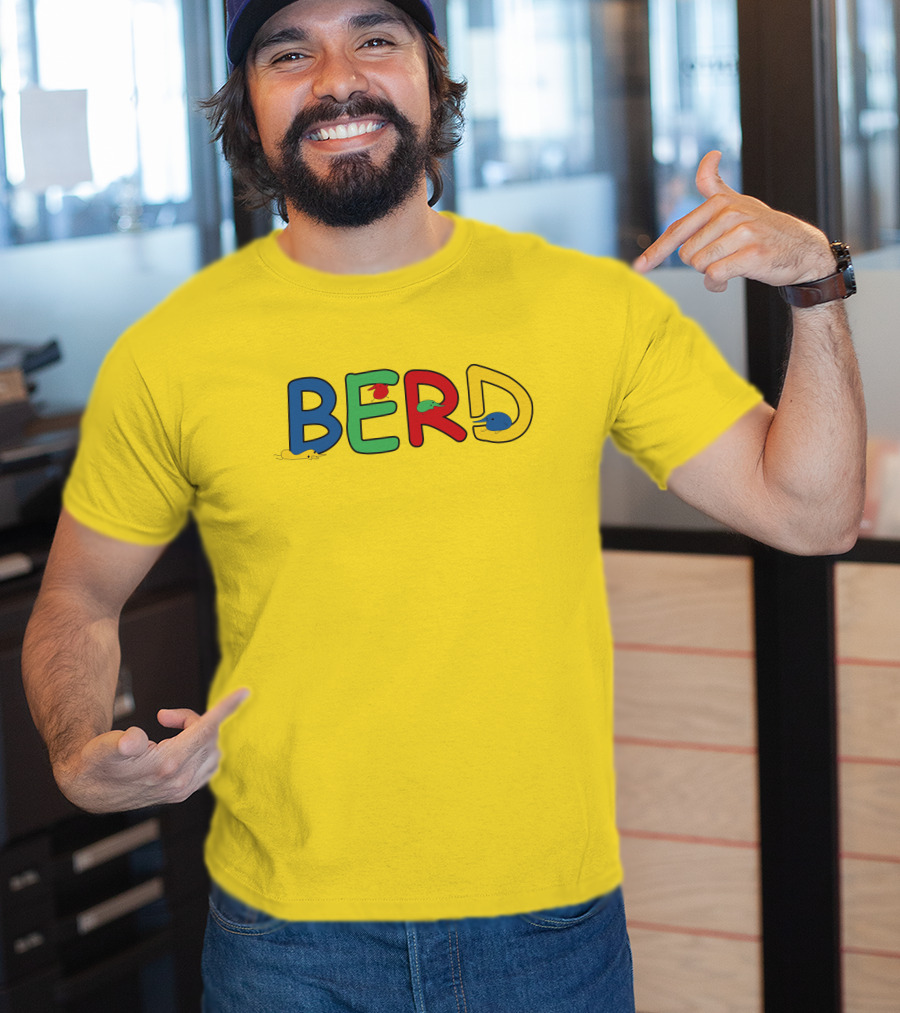 BERD Colorful Text With Mice Accents T-Shirt