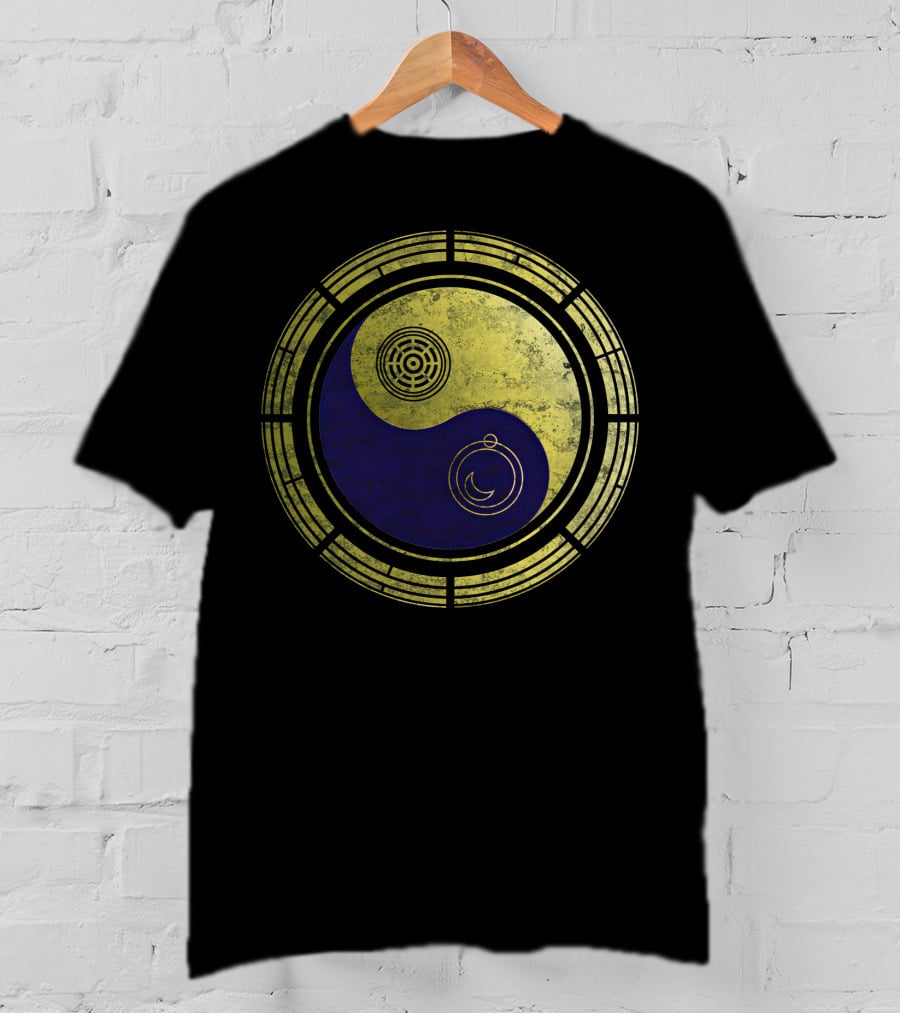 Dimension 20 Yin Yang Symbol With Intricate Circular T-Shirt