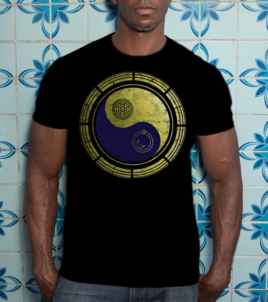 Dimension 20 Yin Yang Symbol With Intricate Circular T-Shirt