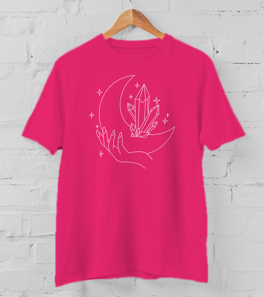 Eleanor Neale Moon Crystal Hand Stars Merch T-Shirt
