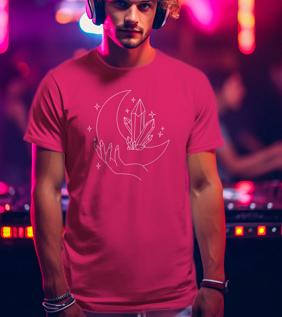 Eleanor Neale Moon Crystal Hand Stars Merch T-Shirt