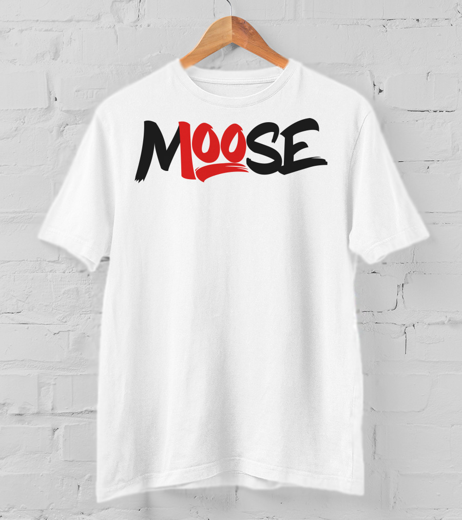 Moosecraft Merch Moose Red T-Shirt