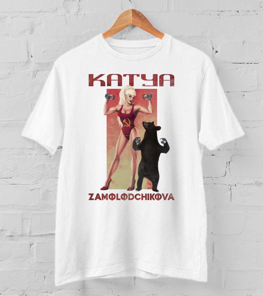 Katya Zamolodchikova Fitness Soviet Bear T-Shirt