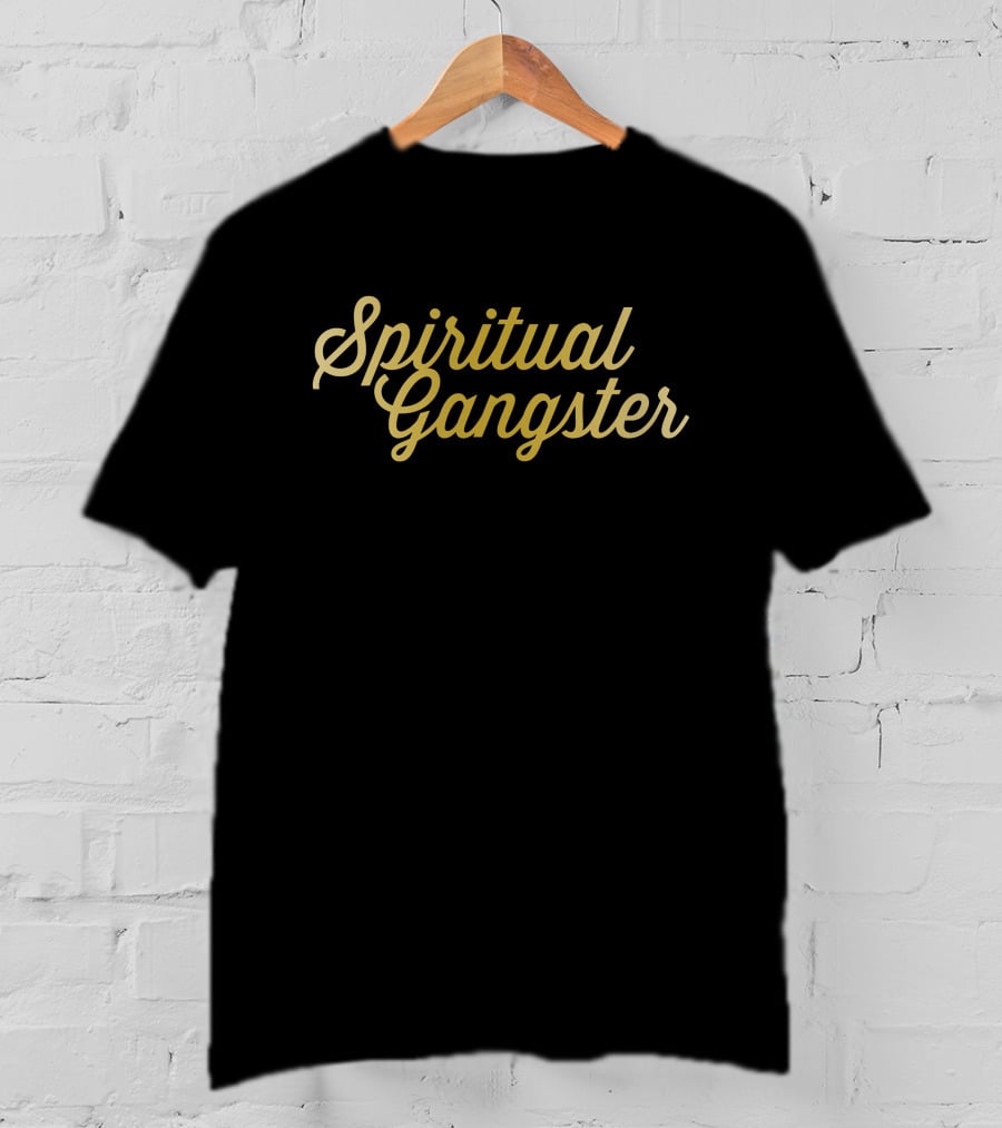 Spiritual Gangster Bold Script T-Shirt