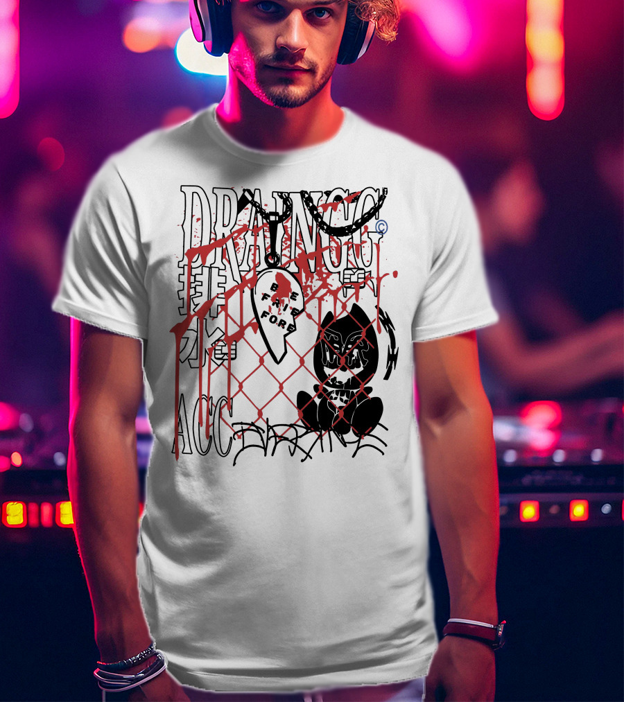 Drain Gang Acc Free Fall For T-Shirt