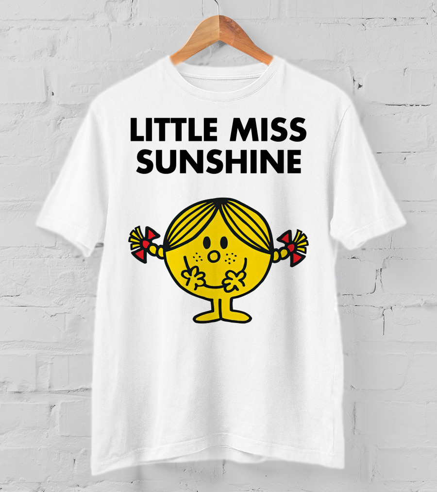 Little Miss Sunshine Character Poses With Pigtails And Smile T-Shirt