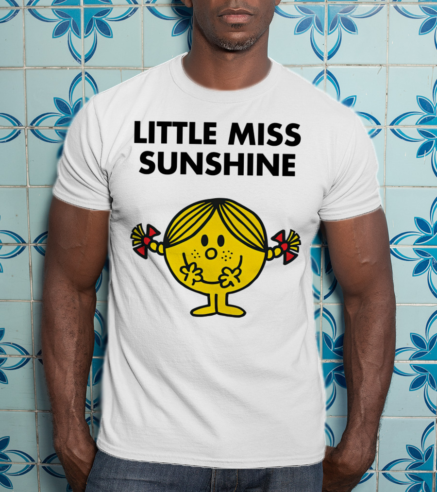 Little Miss Sunshine Character Poses With Pigtails And Smile T-Shirt