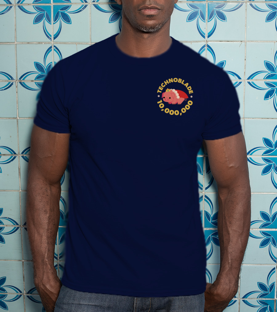Technoblade 10,000,000 Pig Crown T-Shirt