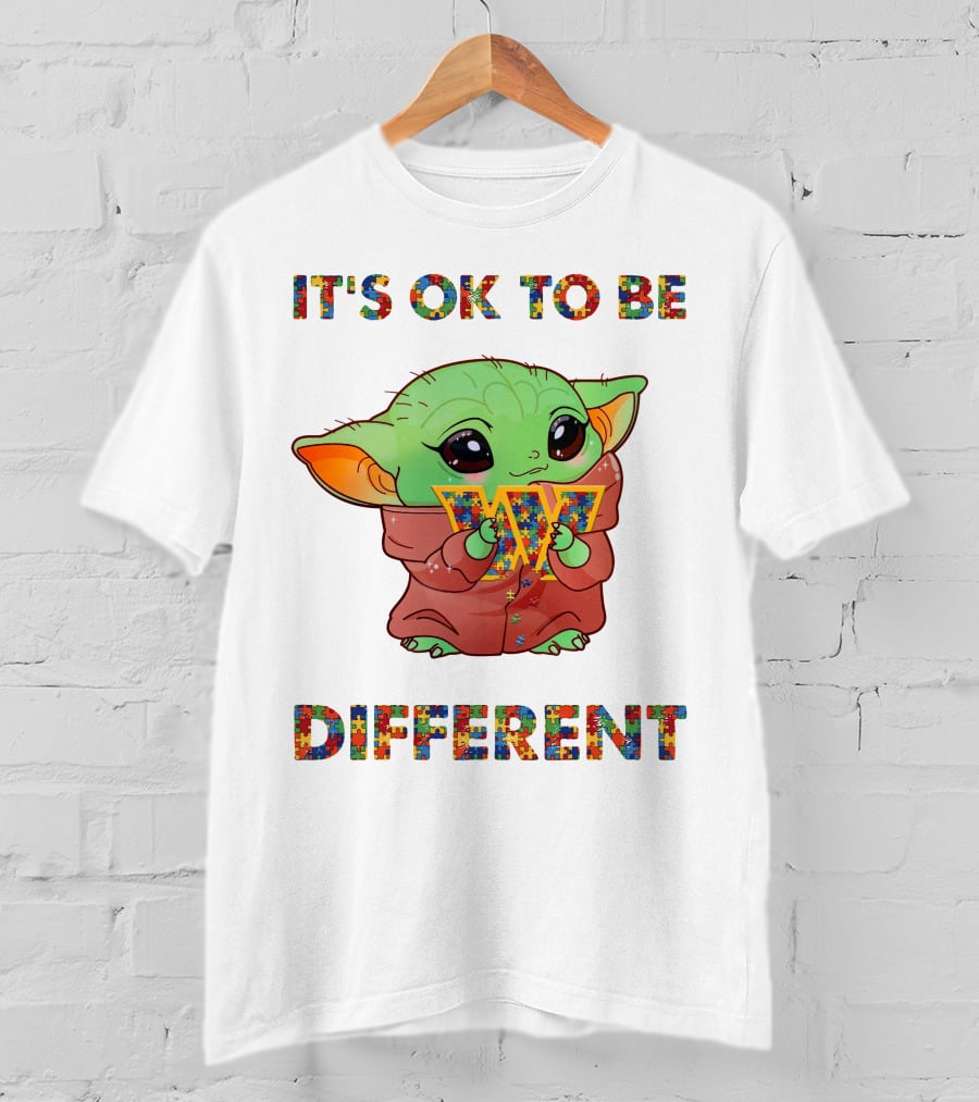 It's Ok To Be Different Washington Commanders T-Shirt