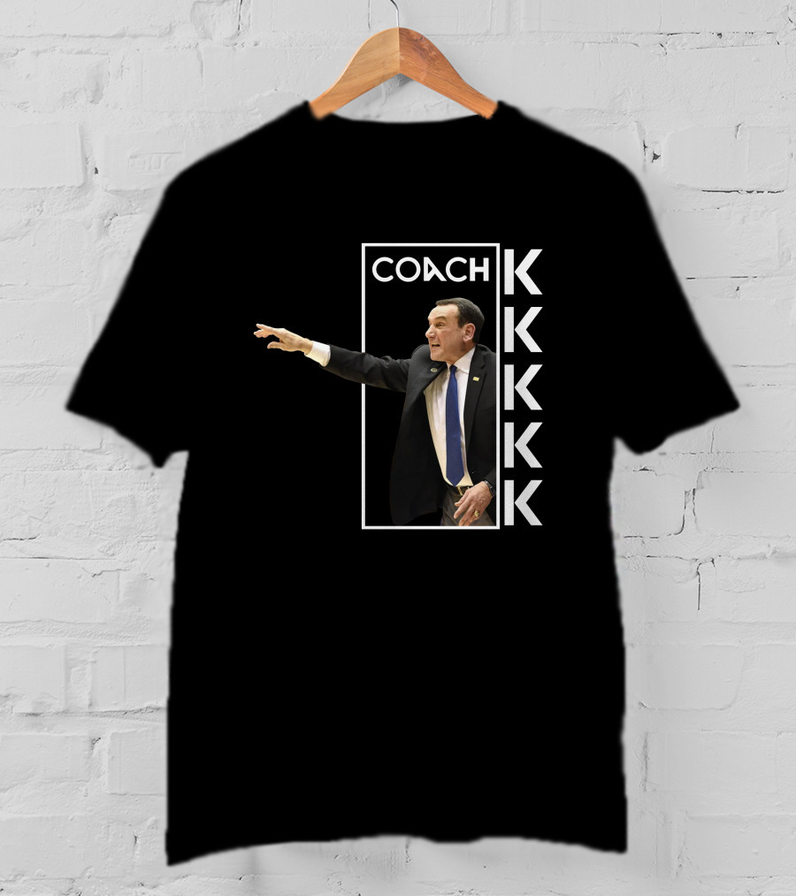 COACH K Duke Basketball Legend T-Shirt
