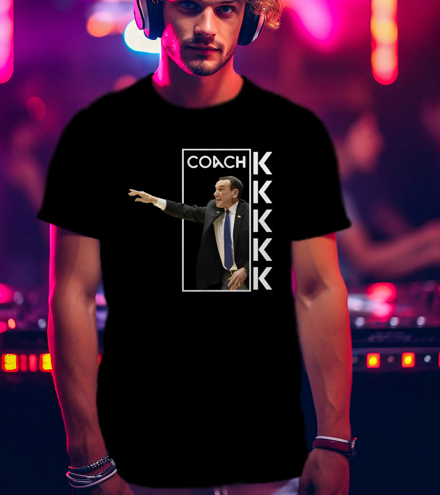 COACH K Duke Basketball Legend T-Shirt