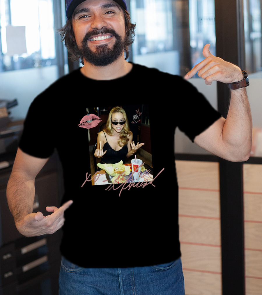 XO Mariah Carey McDonald's Fries And Drink Fun T-Shirt